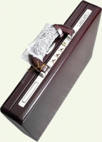 Кейс Pierre Cardin PC85025, из натуральной кожи, бордо