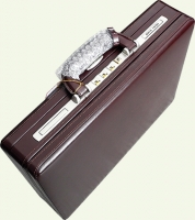 Кейс Pierre Cardin PC85027, из натуральной кожи, бордо